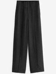 Schwarz - Tailored-Hose mit superweitem Bein - Bild 6 von 6