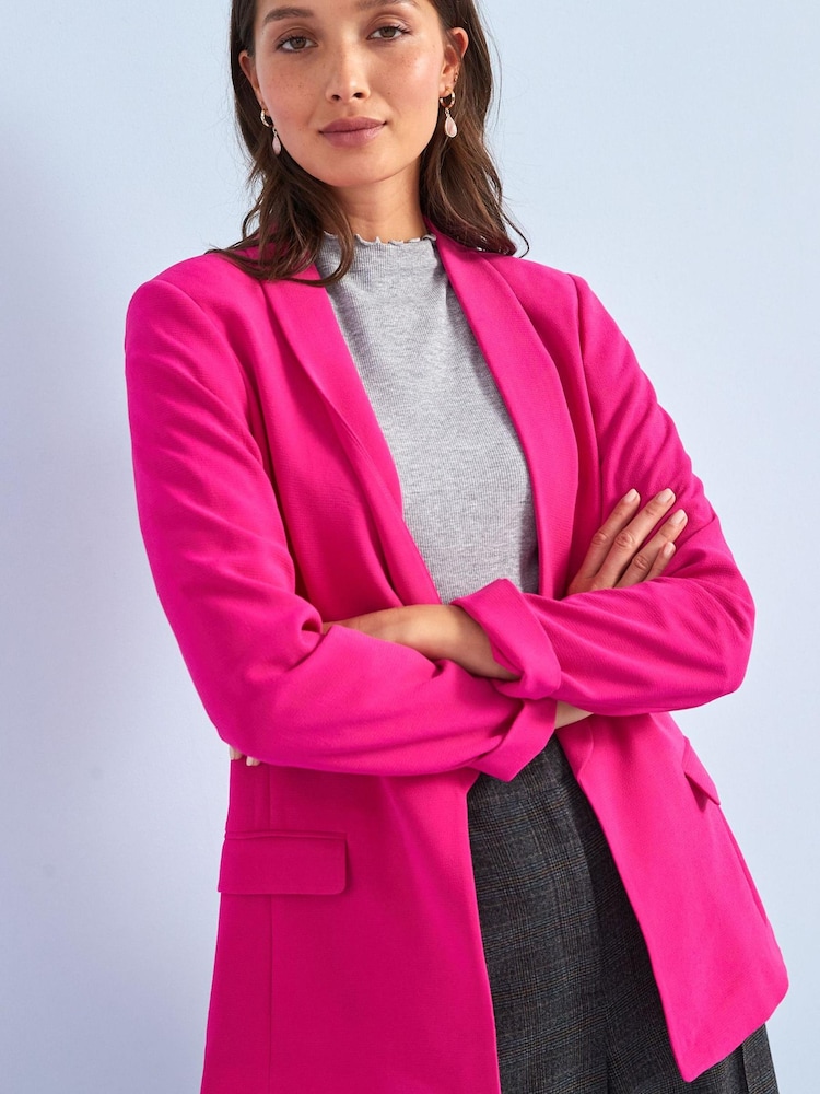 Pink - Weicher Crépe-Blazer in Relaxed Fit - Bild 1 von 5 Pink - Weicher Crépe-Blazer in Relaxed Fit - Bild 1 von 5