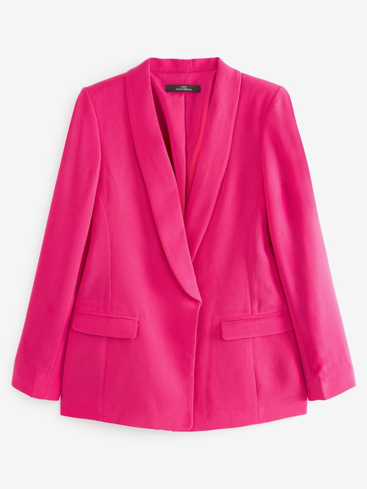 Pink - Weicher Crépe-Blazer in Relaxed Fit - Bild 5 von 5 Pink - Weicher Crépe-Blazer in Relaxed Fit - Bild 5 von 5