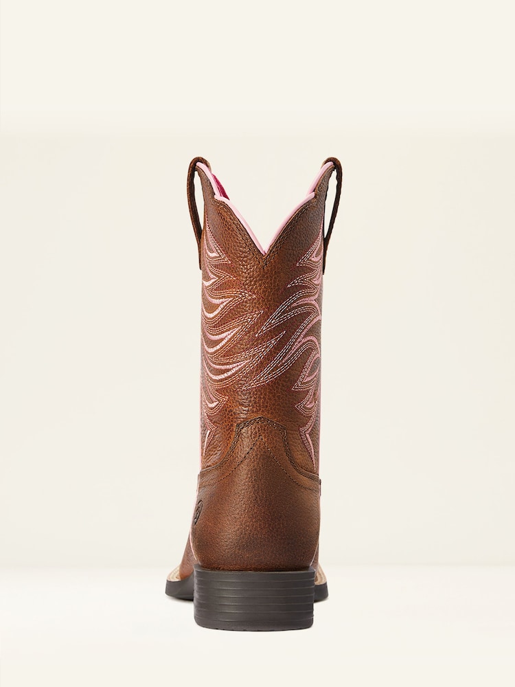 Ariat Brown Firecatcher Western Boots - Image 4 of 4 Ariat Brown Firecatcher Western Boots - Image 4 of 4
