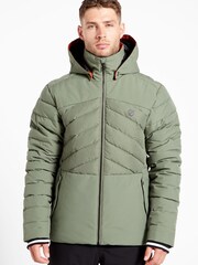 Khaki Green Dare 2b x Next Hitting Subzero Premium Ski Jacket - Image 1 of 10