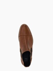Dune London Brown Chilean Toe Cap Chelsea Boots - Image 5 of 6