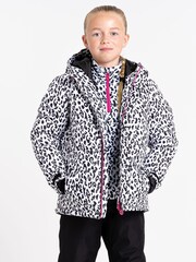 Black & White Dare 2b x Next Girls Impressing Ski Jacket - Image 6 of 10