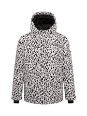 Black & White Dare 2b x Next Girls Impressing Ski Jacket - Image 8 of 10