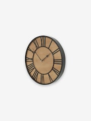 Natural Bronx 30cm Wooden Small Wall Clock - Image 4 of 5