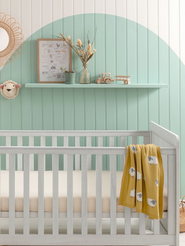 Mamas & Papas Nimbus White Atlas Cot Bed - Image 1 of 4