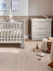 Mamas & Papas Nimbus White Atlas 2 Piece Nursery Furniture Set - Image 1 of 6