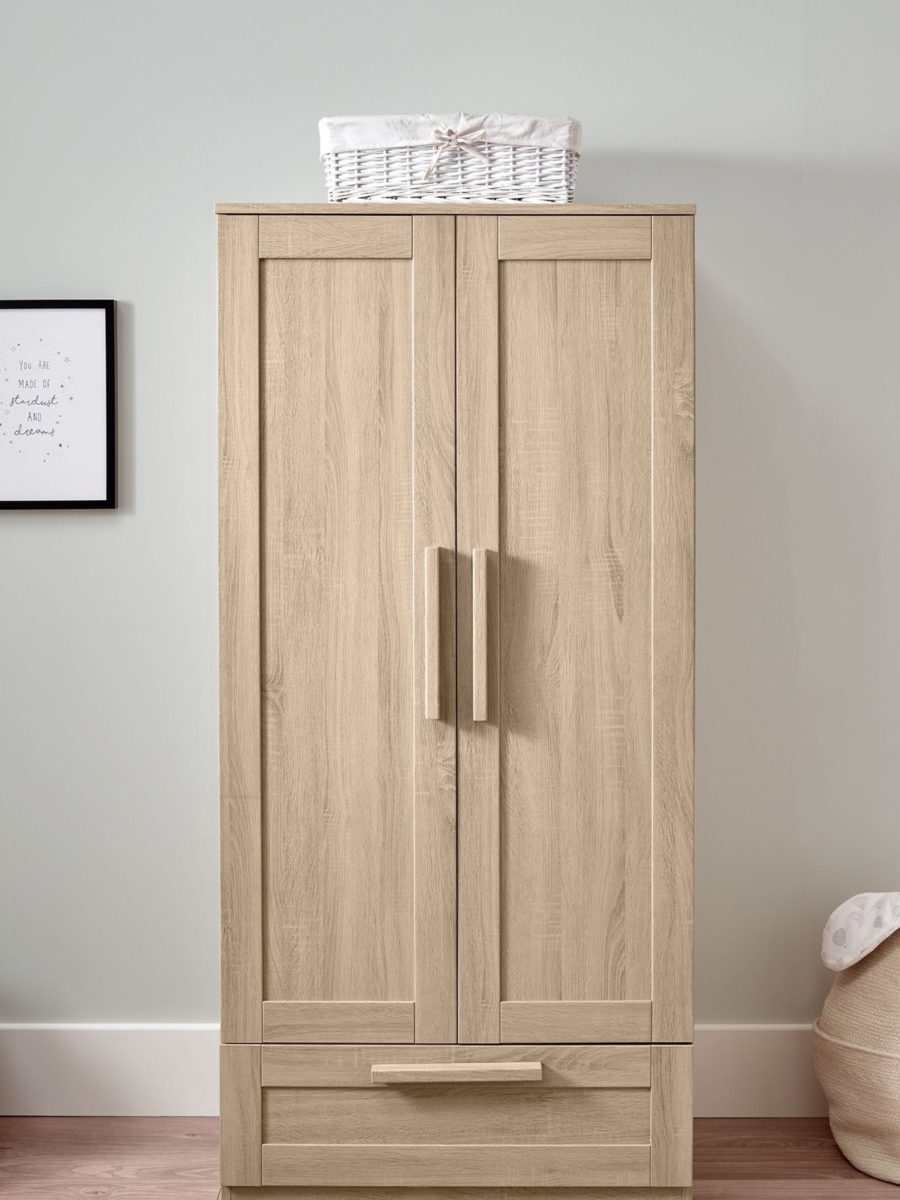 Mamas & Papas Unisex Kids Light Oak Kids Atlas Wardrobe