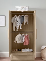 Mamas & Papas Light Oak Kids Atlas Wardrobe - Image 2 of 5