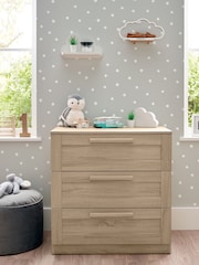Mamas & Papas Light Oak Atlas Dresser Changer Chest - Image 2 of 6
