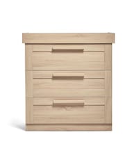 Mamas & Papas Light Oak Atlas Dresser Changer Chest - Image 4 of 6