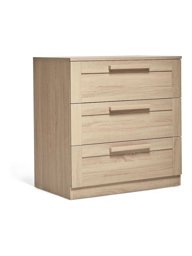 Mamas & Papas Light Oak Atlas Dresser Changer Chest - Image 6 of 6