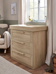 Mamas & Papas Light Oak Atlas 2 Piece Nursery Furniture Set - Image 5 of 6