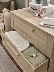 Mamas & Papas Light Oak Atlas 2 Piece Nursery Furniture Set - Image 6 of 6