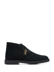 Clarks Black Beeswax Leather Desert Evo Boots - Image 1 of 5