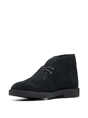 Clarks Black Beeswax Leather Desert Evo Boots - Image 2 of 5
