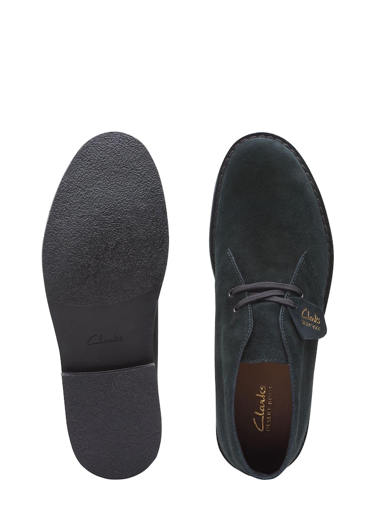 Clarks Black Beeswax Leather Desert Evo Boots - Image 5 of 5
