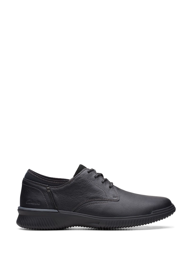 Clarks Black Leather Donaway Plain Shoes - Image 1 of 6 Clarks Black Leather Donaway Plain Shoes - Image 1 of 6