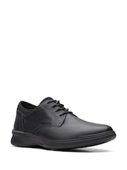 Clarks Black Leather Donaway Plain Shoes - Image 2 of 6