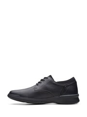 Clarks Black Leather Donaway Plain Shoes - Image 5 of 6