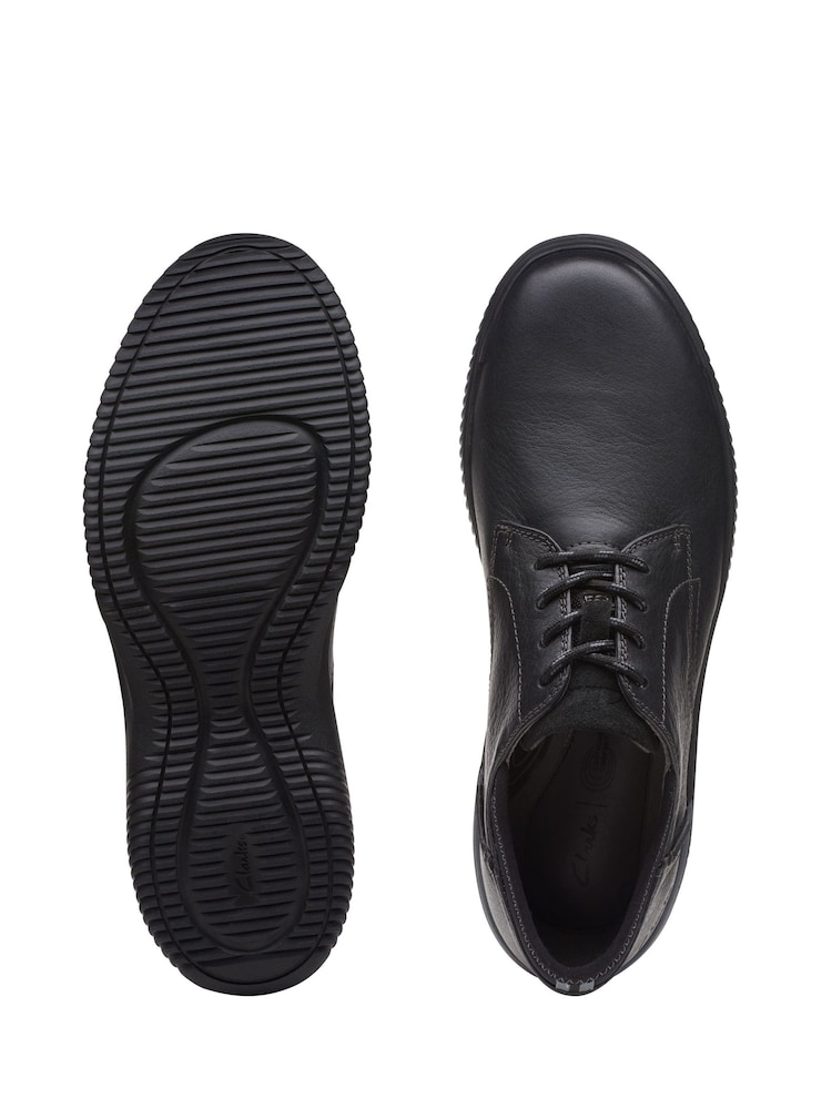 Clarks Black Leather Donaway Plain Shoes - Image 6 of 6 Clarks Black Leather Donaway Plain Shoes - Image 6 of 6