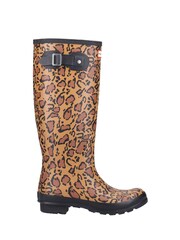 Hunter Original Brown Tall Leopard Print Wellies - Image 1 of 4