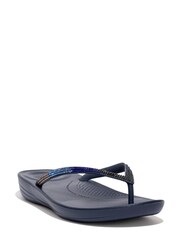 Tongs FitFlop Bleu iQushion dégradées scintillante - Image 2 of 5