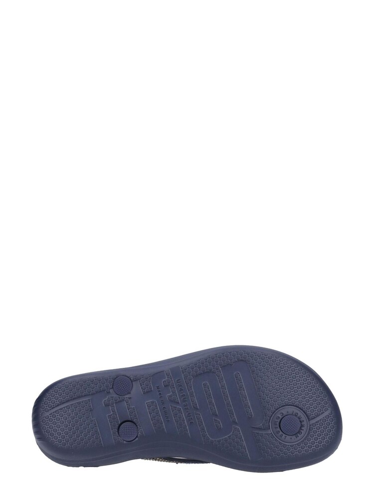 Tongs FitFlop Bleu iQushion dégradées scintillante - Image 4 of 5