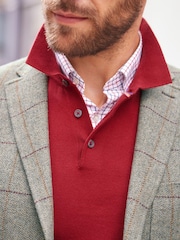 Taupe Brown Slim Nova Fides Check Blazer - Image 3 of 11
