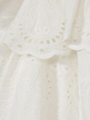 Reiss Ivory Sia Jr Lace Mini Dress - Image 4 of 4