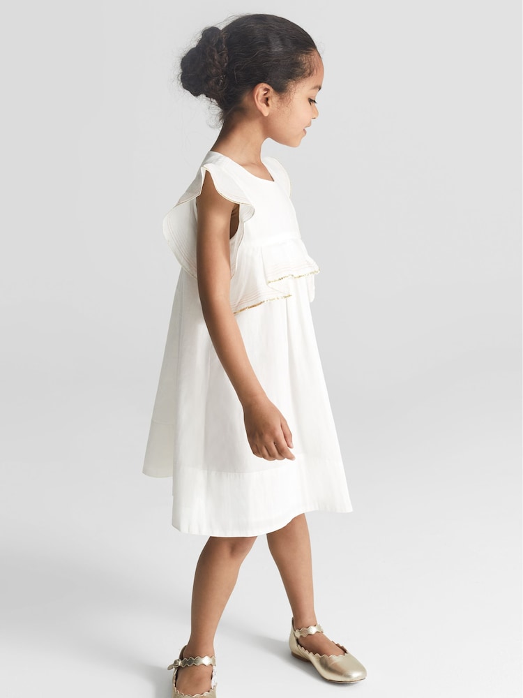 שמלה לילדות עם מלמלה בכתפיים של Reiss דגם Else - תמונה 1 מתוך 7 שמלה לילדות עם מלמלה בכתפיים של Reiss דגם Else - תמונה 1 מתוך 7