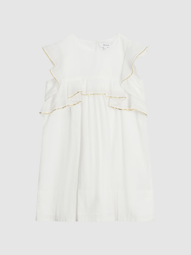 שמלה לילדות עם מלמלה בכתפיים של Reiss דגם Else - תמונה 2 מתוך 7 שמלה לילדות עם מלמלה בכתפיים של Reiss דגם Else - תמונה 2 מתוך 7