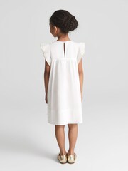 שמלה לילדות עם מלמלה בכתפיים של Reiss דגם Else - תמונה 5 מתוך 7