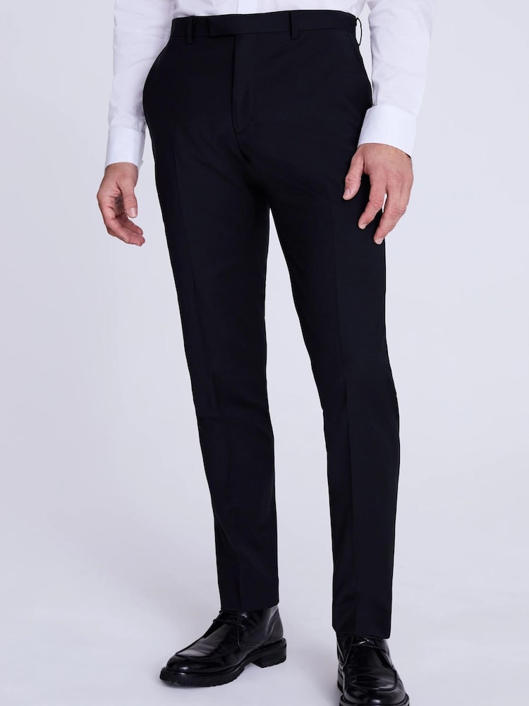 Moss Performance Anzug in Tailored Fit, Schwarz: Hose - Bild 1 von 3 Moss Performance Anzug in Tailored Fit, Schwarz: Hose - Bild 1 von 3