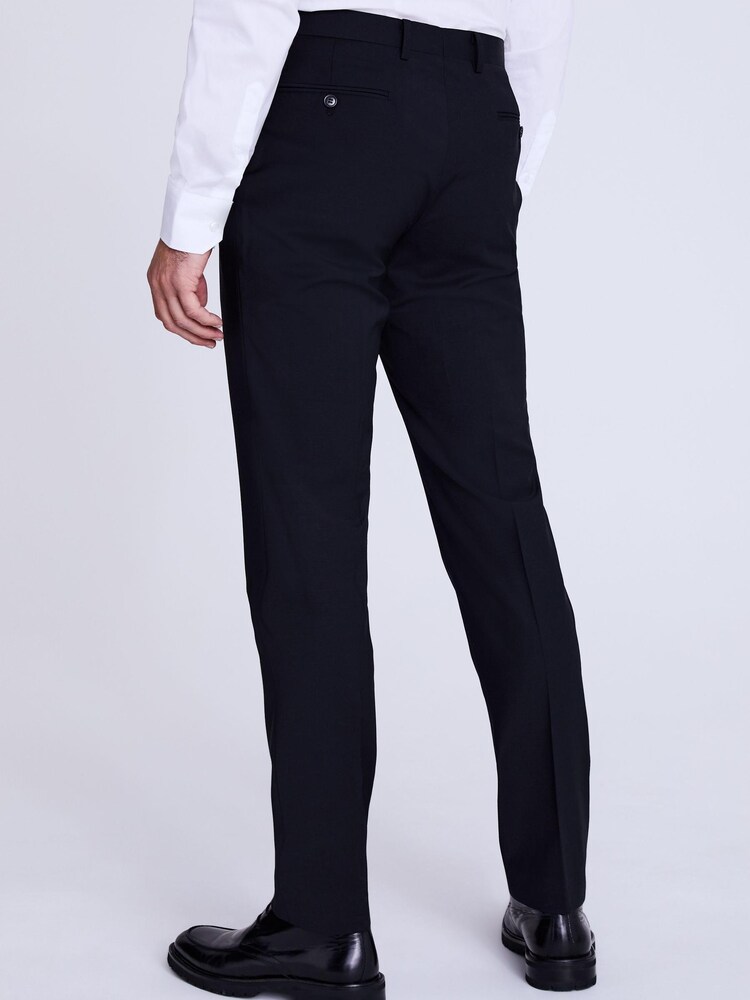 Moss Performance Anzug in Tailored Fit, Schwarz: Hose - Bild 2 von 3