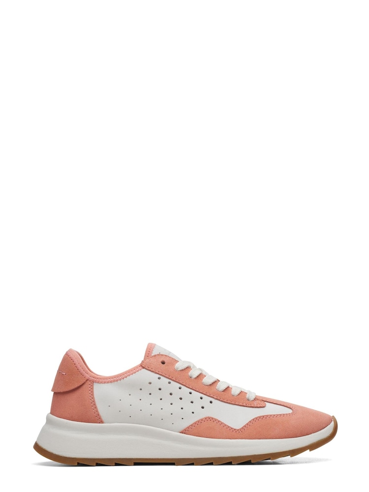 Clarks Pink DashLite Lace Shoes - Image 1 of 7