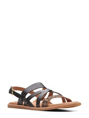 Clarks Natural Leopard PRT Comb Karsea Sun Sandals - Image 3 of 7