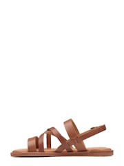 Clarks Natural Leather Karsea Sun Sandals - Image 2 of 7