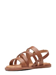 Clarks Natural Leather Karsea Sun Sandals - Image 4 of 7
