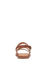 Clarks Natural Leather Karsea Sun Sandals - Image 6 of 7