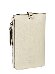 OSPREY LONDON Womens Electra Pebble Grain Leather Lanyard Phone Pouch Bag - Image 4 of 6
