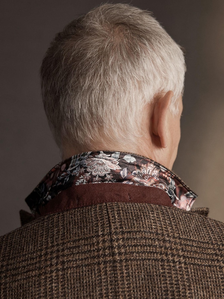 Brown Check Signature Moons British Wool Rich Blazer - Image 5 of 12