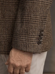 Brown Check Signature Moons British Wool Rich Blazer - Image 6 of 12