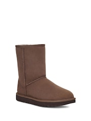 UGG Brown Classic Short II Boots - Image 3 of 6