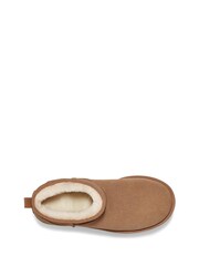 UGG Brown Classic Ultra Mini Platform Boots - Image 5 of 7