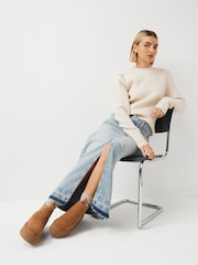 UGG Brown Neumel Platform Chelsea Boots - Image 2 of 10