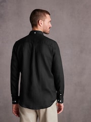 Black Signature 100% Linen Long Sleeve Shirt - Image 3 of 8