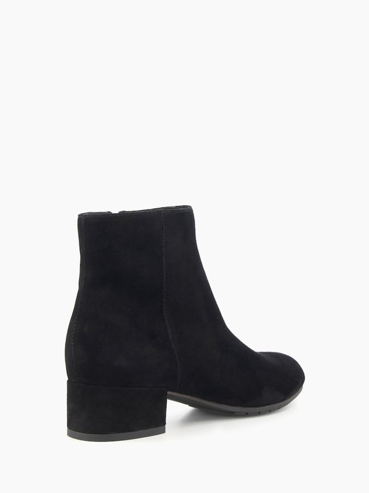 Dune London Black Wide Fit Pippie Smart Low Boots - Image 2 of 5