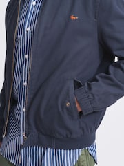 Aubin Blue Cartmel Canvas Harrington Jacket - Image 6 of 8