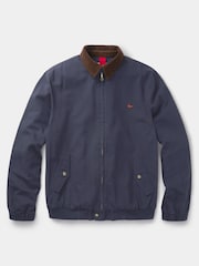 Aubin Blue Cartmel Canvas Harrington Jacket - Image 7 of 8